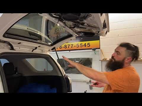 How to tint the back glass on a Toyota 4Runner?