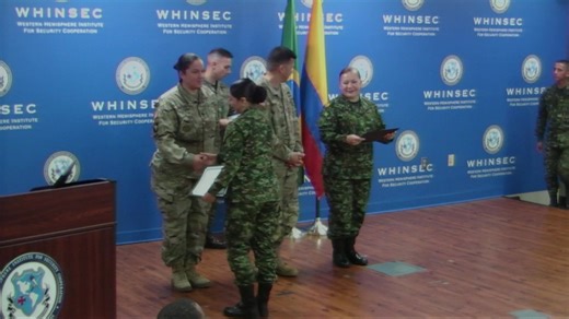 1.2K views · 68 reactions | Basic Leadership Course - WHINSEC Graduation. Twenty-eight students from Brazil and Colombia complete the five week course. U.S. Army Training and Doctrine Command U.S. Northern Command U.S. Southern Command (SOUTHCOM) NCO Leadership Center of Excellence Exército Brasileiro Ejército Nacional de Colombia Policía Nacional de los Colombianos | Western Hemisphere Institute for Security Cooperation (WHINSEC) | Facebook