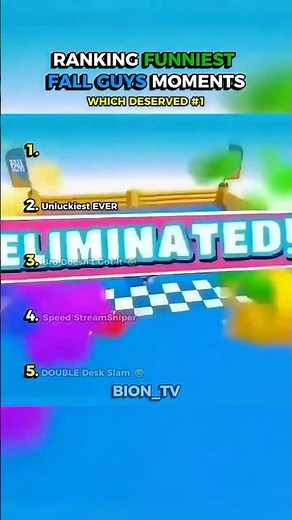 Ranking FUNNIEST Fall Guys Moments