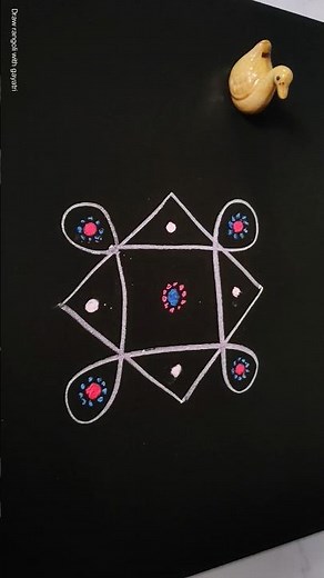 "Easy Kolam Designs Tutorial | Easy Step-by-Step Guide for Beginners"