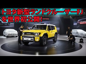【速報】トヨタ新型ランドクルーザーFJを世界初公開！伝説のFJ40が現代によみがえる！