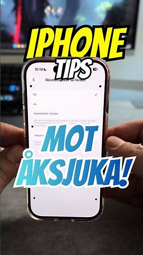 iPhone-trick mot bilsjuka som faktiskt fungerar #teknik #tips #iphone