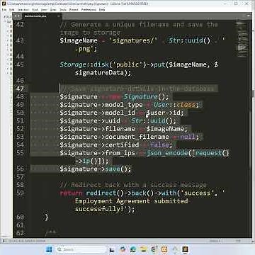 Laravel 12 Digital Signature Made Easy! 💻🖊️ | Sign Pad Integration 💥#shorts #laravel ‪@CodeShotcut‬