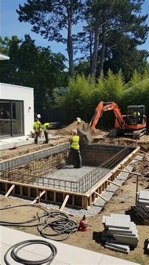 From Ruined Backyard to Luxury Pool – Amazing Transformation Timelapse #foryou #viral