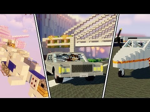 5 BEST VEHICLE MODS IN MINECRAFT!
