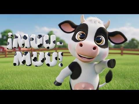 Muu-Muu El Día Loco de la Vaca - Canciones Infantiles y Rimas para Niños y Bebés Granja 🐮🤪