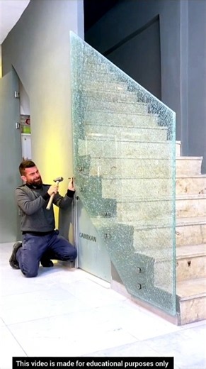 He Makes Money by Breaking Glass! 😱