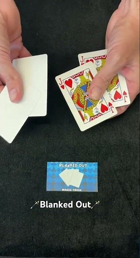 Magic Card Trick - Blanked Out