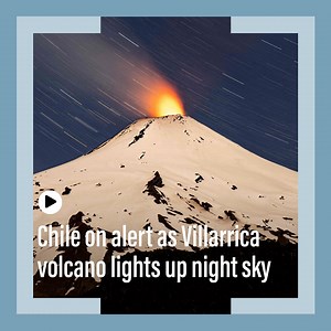 32 reactions · 10 comments | Chile on alert as Villarrica volcano lights up night sky with lava. news.ae/3h6B4VL | The National | Facebook