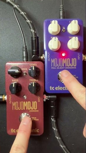 Rhythm guitar - Paul Gilbert MOJOMOJO Overdrive vs MOJOMOJO on rhythm guitar