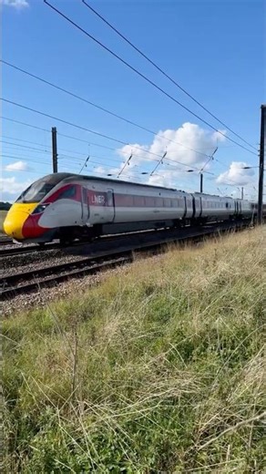 LNER Azuma Train at Speed! | Outskirts of York Bound for London King’s Cross