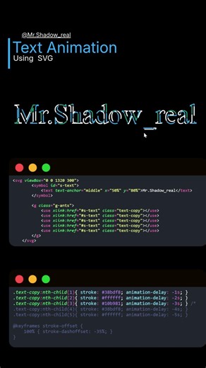Senior Dev UI: How to animate SVG text like a PRO 💻 #webdesign #svg