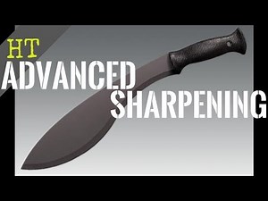 Sharpening A Kukri Machete | Cold Steel Machete