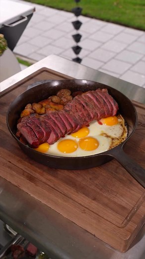 15K views · 94 reactions | Steak and eggs on the DualFire with Guga Foods  #steak #eggs #steakandeggs #recteq | Recteq | Facebook