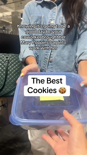 I love when she brings in her Mary Poppins bag