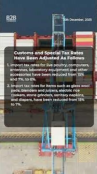 Adjusted Customs Duty Rates and Special Tax Rates in Cambodia - GDCE - Customs Update