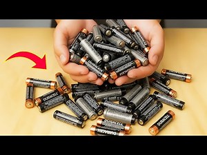 Stop Throwing Away AA Batteries! This Simple Trick Saves Real Money! | Inventor Daily