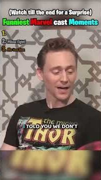 Ranking Tom Hiddleston's FUNNIEST moments😂😂😂 - Marvel #shorts #marvel #funny