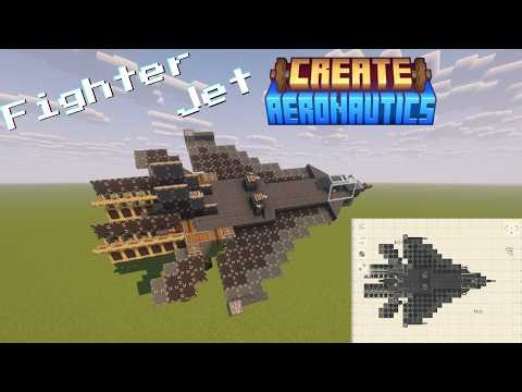 I made fastest fighter jet using create aeronautics