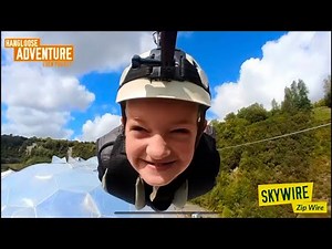England’s biggest zip wire at the Eden Project