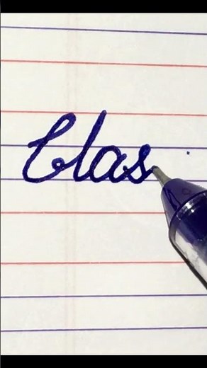 how to write class in cursive writing | cursive writing for beginners | how to write | #shorts #abcd