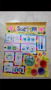 Making science poster for school project .[ chapter 12 ]
