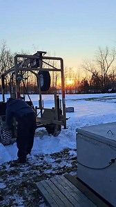 Bright and Early Start on a Concrete Grave Liner Committal Service Set Up. #concrete #burial #funeral #grave #cemetery #fblifestyle | Austin Edwards