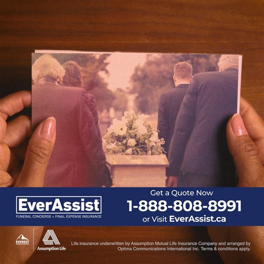 When you pass away, give your family financial support, and the support of a dedicated personal funeral advisor available 24/7. EverAssist™ Funeral Concierge and Final Expense Insurance is designed to give you the insurance you want, with the support your family needs. It provides your family with: - Their own dedicated personal funeral advisor—a compassionate expert who will guide them through the funeral process and their loss, reachable 24 hours a day. - Up to $50,000 of Guaranteed Issue Fina