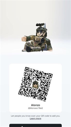 If u want to be my friend in Roblox then scan the QR Code#robloxedit