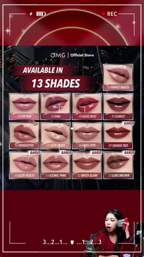 OMG Oh My Glam Ombre 2-Shade Lip Vinyl