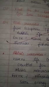 avoid erosion(iv) What are the bot Give Some exampleAns Bioti... | Filo