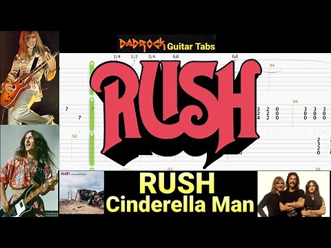 Cinderella Man - RUSH - Guitar + Bass TABS Lesson