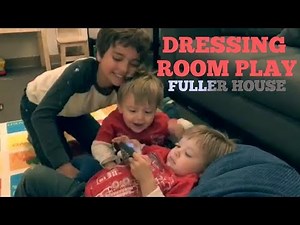 DRESSING ROOM FUN at FULLER HOUSE 🎬 with the MESSITT TWINS and ELIAS (MAX)