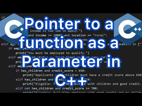 How to work with a pointer to a function as a parameter of another function in C++?