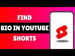 How To Find Bio In YouTube Shorts