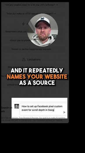 every Web Marketer like myself should be adapting their approach to content and SEO right now, in preparation for this. #chatgpt #ai #webmarketing #websitedesign | Jesse Stay | Facebook