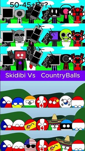 Incredibox Sprunki (Skidibi Vs CountryBalls) - The Full Gameplay!