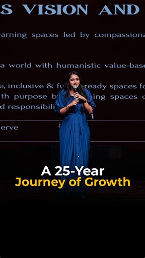 Aisshwarya DKS Hegde on Instagram: "A milestone worth remembering. 25 years of learning, growing, evolving — and this annual day felt like a chapter we’ll never forget. Manthan’25 wasn’t just an event — it was a celebration of courage, creativity, and curiosity in its purest form. Our students didn’t perform to impress; they expressed to inspire. Having @sapthami_gowda with us made the evening even more meaningful—because children learn not just from teachers, but from stories, journeys, and rea