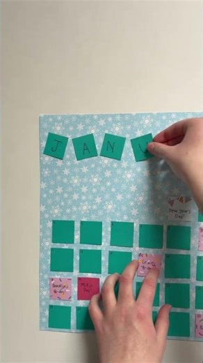 Cute and Easy Paper Calendar #shorts #diy #diycrafts