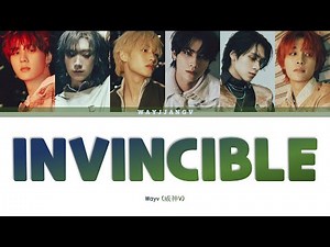 WAYV (威神V) — INVINCIBLE (极限) COLOR CODED LYRICS [CHN/ROM/ENG]