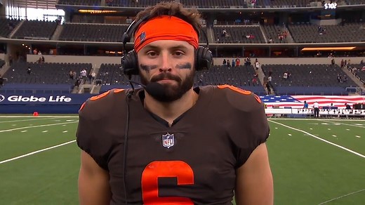 "We have to keep our foot on the gas." 🚗💨 Baker Mayfield looks forward after the Cleveland Browns improved to 3-1 ⤵️ | NFL on FOX
