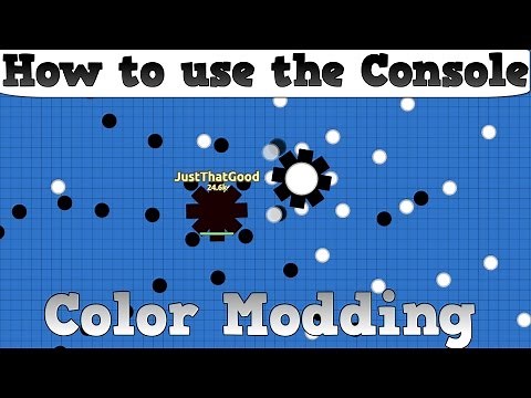 Using the Console | Basic Color modding | Diep.io