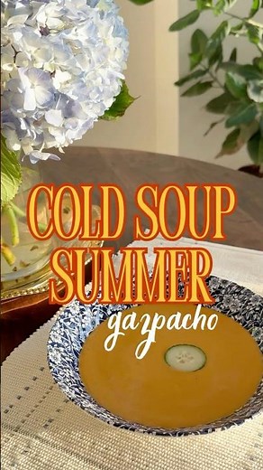 This Gazpacho Recipe is Dangerously Easy #gazpacho #foodshorts #easyrecipe