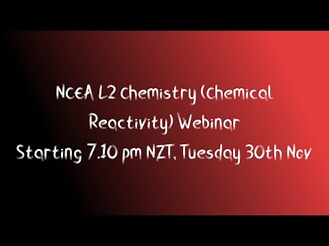 NCEA Level 2 Chemistry: Chemical Reactivity AS 91166
