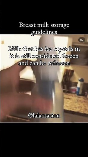 Breast milk storage guidelines
