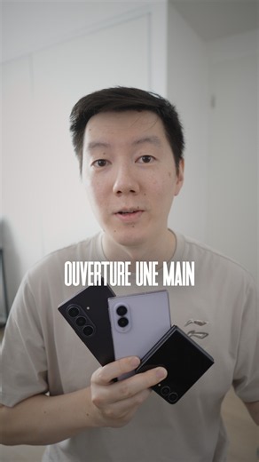 Ouvrir tous les pliants de chez Samsung avec une seule main !