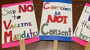 Healthcare workers protest vaccine requirement in NKY