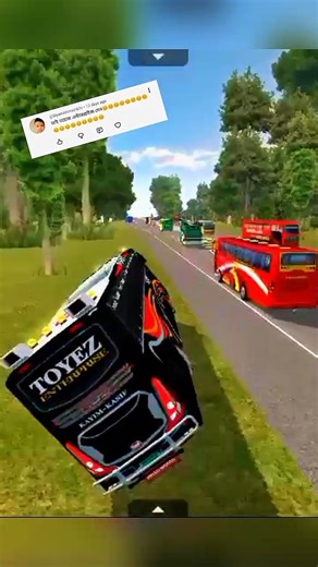 তয়েজ এন্টারপ্রাই বাসের কিং বাউলি bus simulator Indonesia #shorts
