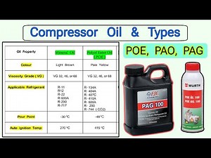 Compressor Oil Types