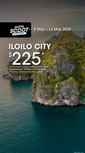 Scoot to over 40 destinations with our #GottaScootTuesdays deals! From $142*, fly to Vienna, Krabi, Chennai, Qingdao, Iloilo City, Penang, Singapore and more. Sale ends on 16 May 2025, 2359h.​ *One-way, taxes included Terms and travel periods apply. | FlyScoot | Facebook
